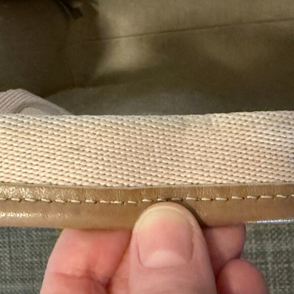 Chloe Woody Linen Canvas Tote! - Picture 8 of 10